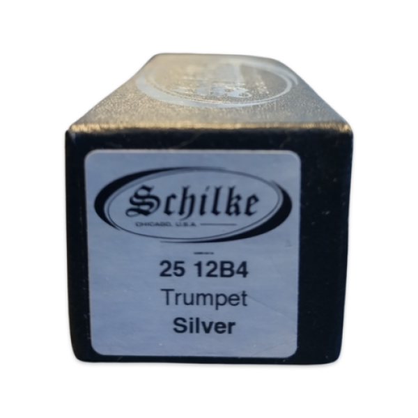 Schilke Standard Series Trumpet Mouthpiece Model 12B4 Finished In Silver Plated - Image 2