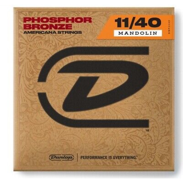 Jim Dunlop Phosphor Bronze Americana Strings for Mandolin 11/40 - Set - DMP1140