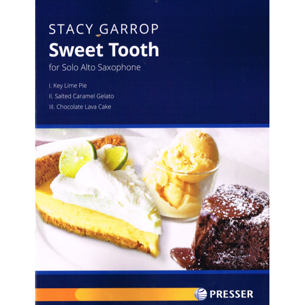 Sweet Tooth for Solo Alto Saxophone by Stacy Garrop (114-42420)