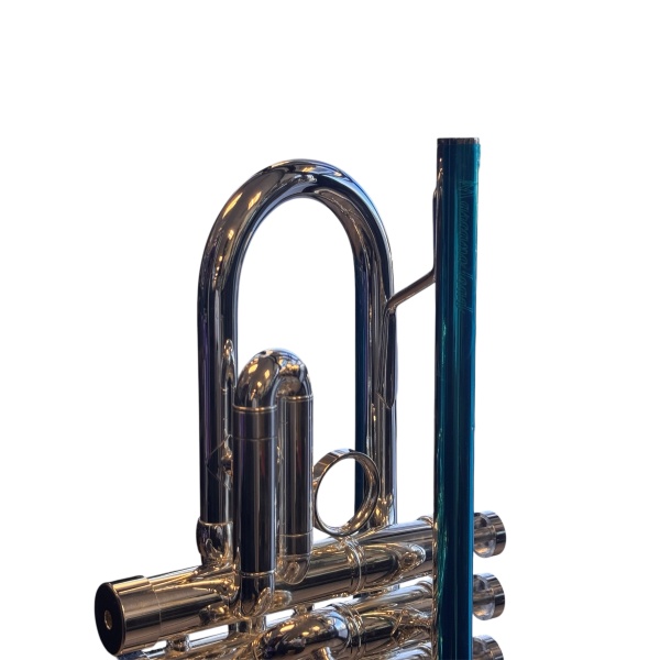 Mandala Marcano Lead Bb Trumpet in Silver Plate Finish with Deluxe Case - Image 9