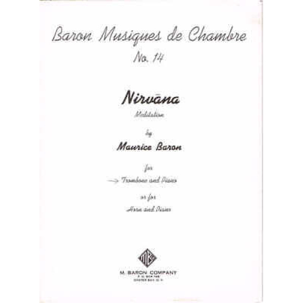 Baron Musiques de Chambre No. 14 - Nirvana by Maurice Baron