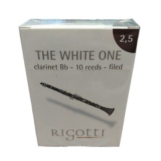 Rigotti The White One Bb Clarinet Reeds - Strength 2.5 - Box of 10