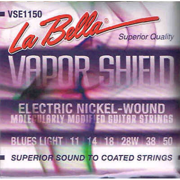 La Bella Vapor Shield Electric Nickel-Wound Blues Light (0.11 - 0.50) (VSE1150)