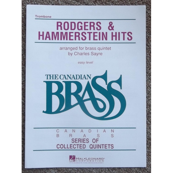 The Canadian Brass - Rodgers & Hammerstein Hits Trombone [Sheet music]