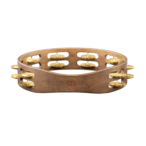 Meinl Percussion 10-Inch Tambourine - Vintage, Walnut Brown (TA2V-WB) - Image 3