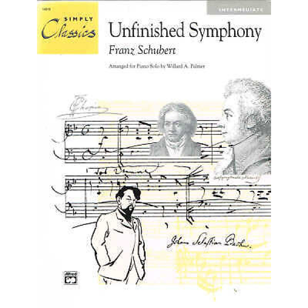 Pre-Owned Unfinished Symphony Franz Schubert Arranged for Piano Solo by Willar..