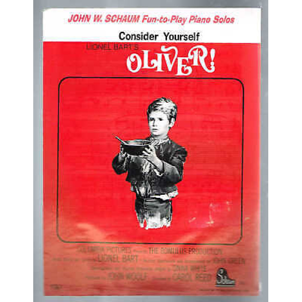 Pre Owned John W. Schaum Fun to Play Piano Solos - Consider Yourself oliver