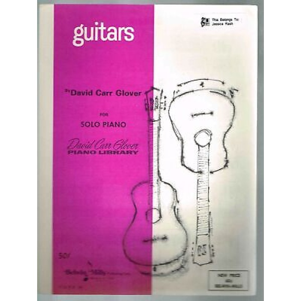 guitars for Solo Piano (David Carr Glover Piano Library)