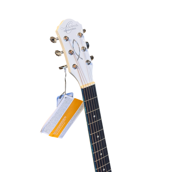 Dent & Scratch - Oscar Schmidt Acoustic Electric Select Spruce in White (OG10CE/WH-A) - Image 3
