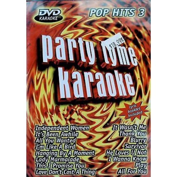 Party Tyme Karaoke - Pop Hits 3 - DVD (SYB-2003)