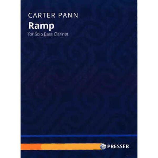 Carter Pann - Ramp for Solo Bass Clarinet (114-42427)