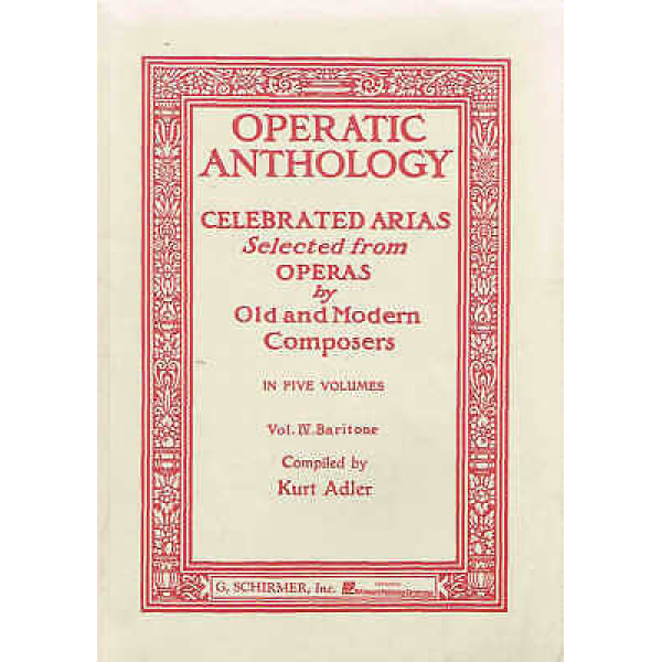 Pre-Owned Operatic Anthology Compiled by Kurt Adler (HL50325860)