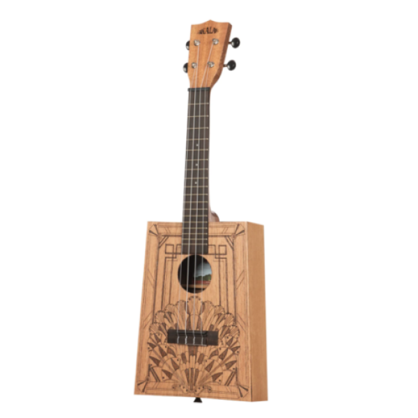 Kala Art Deco Cigar Box Concert Ukulele (KA-CB-DECO-C) - Image 3