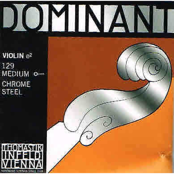 Thomastik Infeld Vienna Dominant Violin E2 129 Medium Chrome Steel