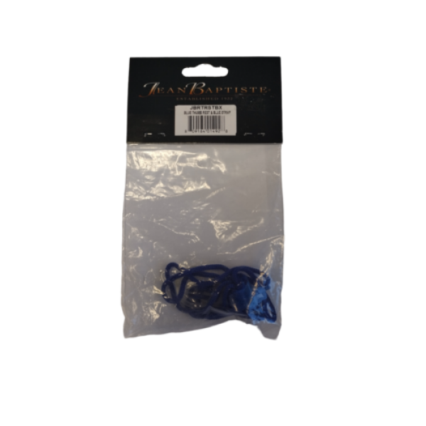 Open Box - Jean Baptiste - Blue Thumb Rest & Blue Strap (JBRTRSTBX)