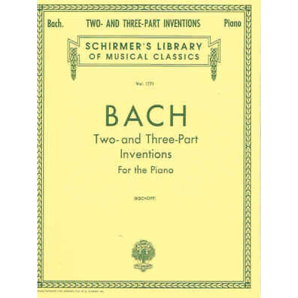 Pre-Owned Bach Two and Three Part Inventions for the Piano - Vol, 1771 (HL5026..