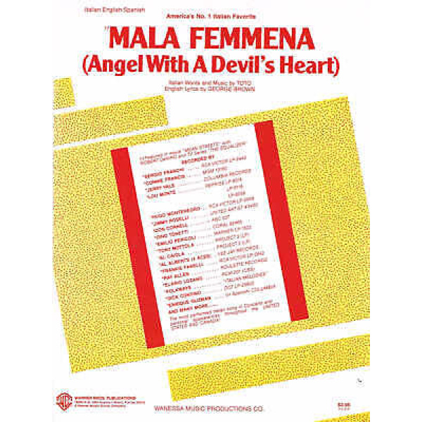 Pre-Owned Mala Femmena (Angel With A Devil's Heart) by TOTO & George Brown (VS..