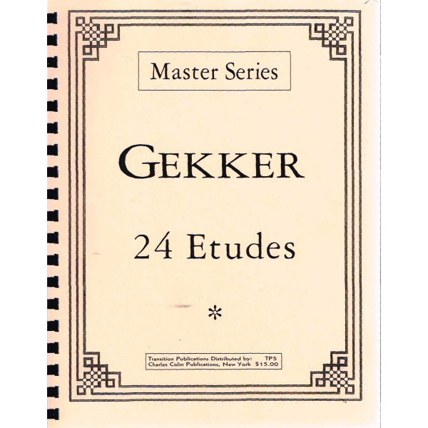 Master Series - Gekker 24 Etudes for Trumpet (TP5)