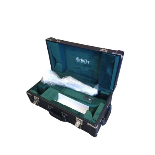 Open Box Schilke Piccolo Trumpet P5-4 A/Bb Silver Plate - Image 4