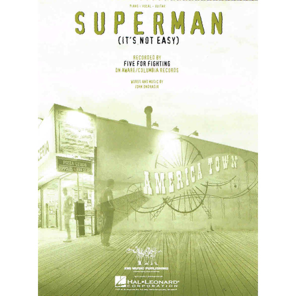 Superman (It's Not Easy) Piano-Vocal-Guitar (HL00352391)