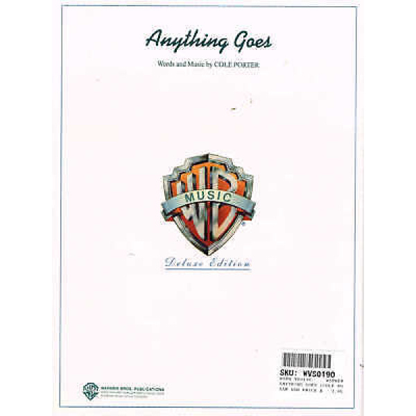 Pre-Owned Anything Goes by Cole Porter Deluxe Edition for Piano (VS0190)