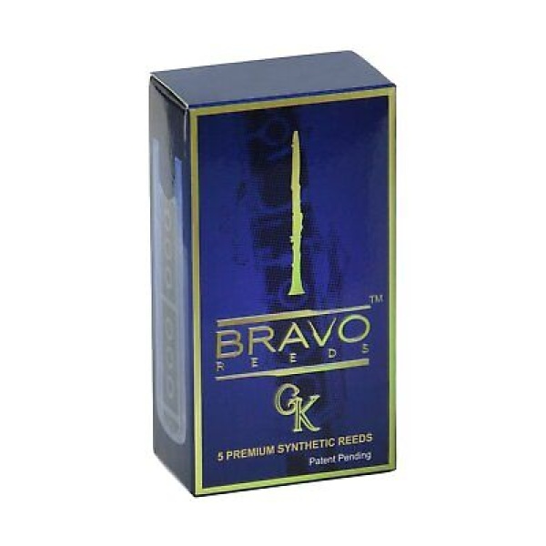 Bravo Bb Clarinet Synthetic Reeds Strength 2 - Box of 5