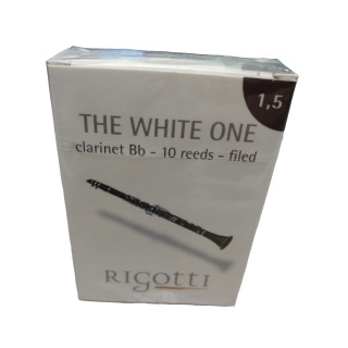 Rigotti The White One Bb Clarinet Reeds - Strength 1 .5 - Box of 10