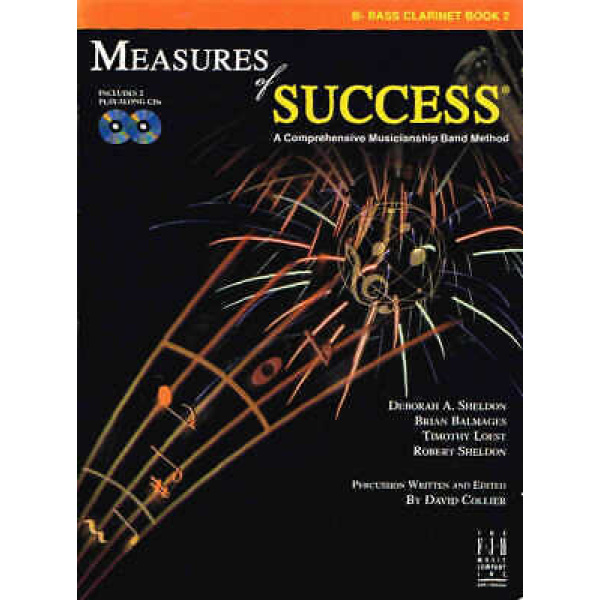 Measures of Success - Bb Bass Clarinet Book 2 - Includes 2 Play Along CDs (BB2..