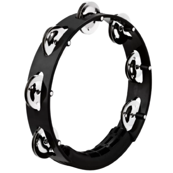 Meinl Percussion Tour Tambourine 8-Inch - Black (HTT8BK)