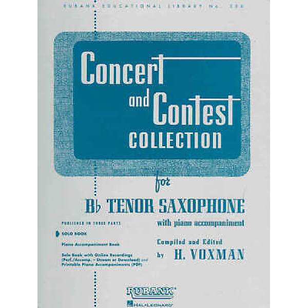 Concert and Contest  Collection for Bb Tenor Saxophone by H. Voxman (HL04471710)