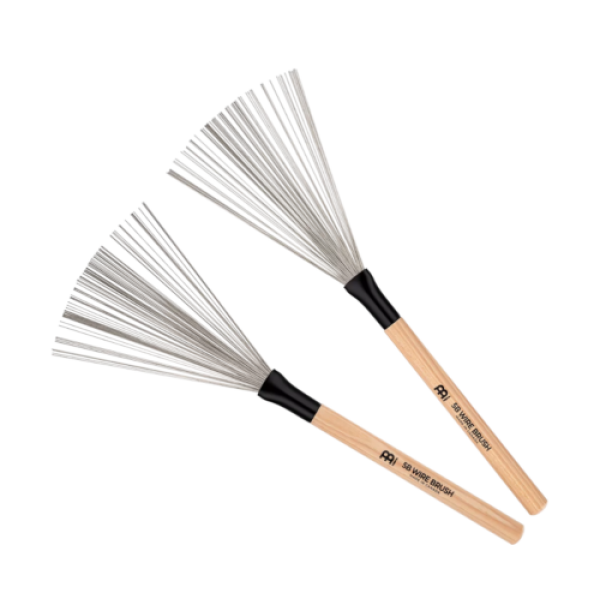 Meinl Stick & Brush 5B Fixed Wire Brush, Pair (SB311)