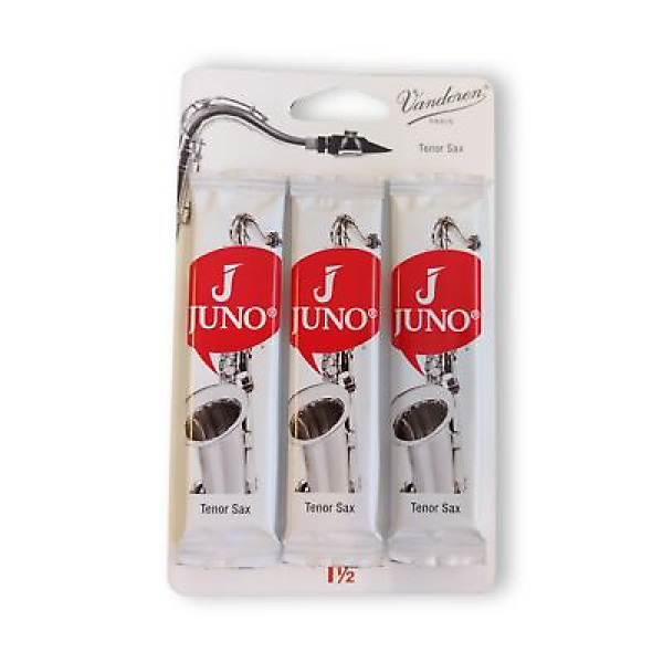 Juno by Vandoren Bb Tenor Saxophone Reeds - Strength 1 1/2. Pack of 3 (JSR7115..