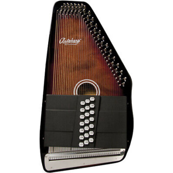 Oscar Schmidt 21 Chord Classic Autoharp with Tobacco Sunburst Finish (OS21C)