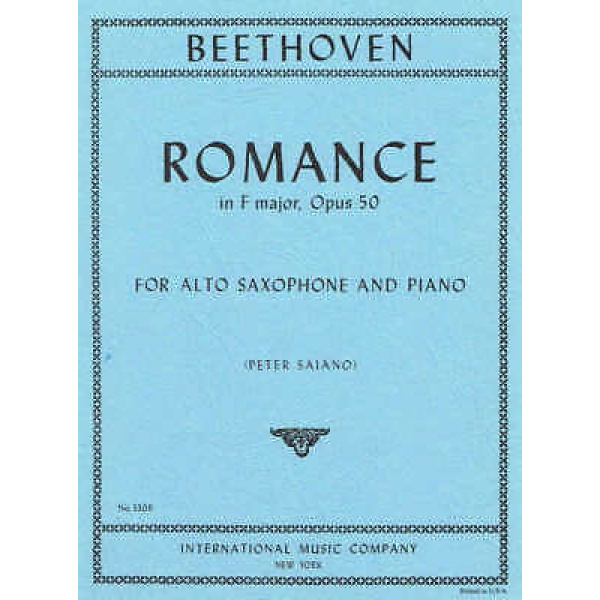 Ludwig Van Beethoven for Eb Alto Saxophone and Piano Acc. - IMC (No. 3306)