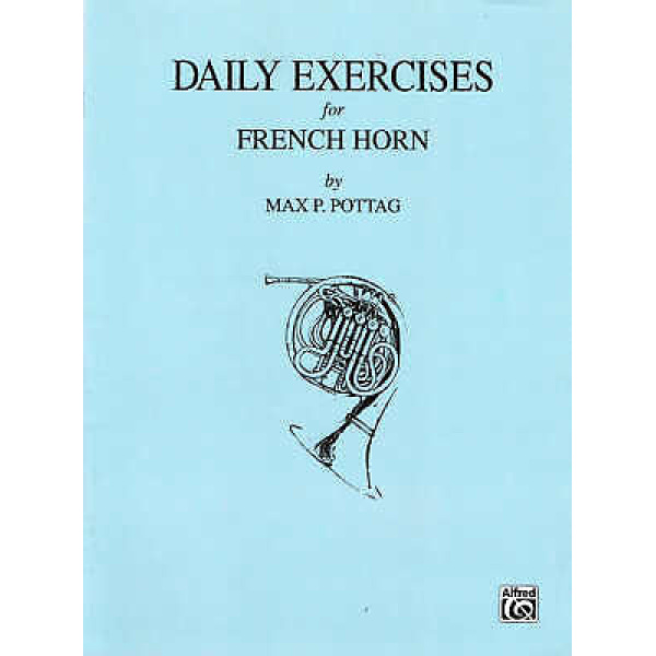 Daily Exercises for French Horn by Max P. Pottag (EL00087)