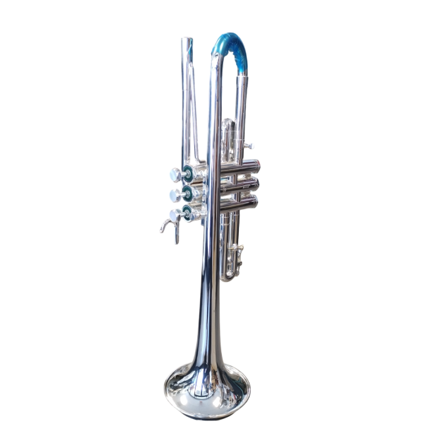 Schilke E3L Eb/D Trumpet in Silver Plate - Image 2