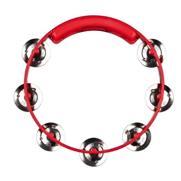 Meinl Percussion Headliner Series Single Row ABS 8 Inch Tambourine - Red (HTT8R) - Image 2