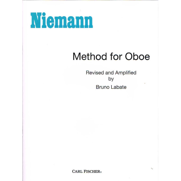 Method for Oboe by Niemann Revised & Amplified by Bruno Labate (O1524)