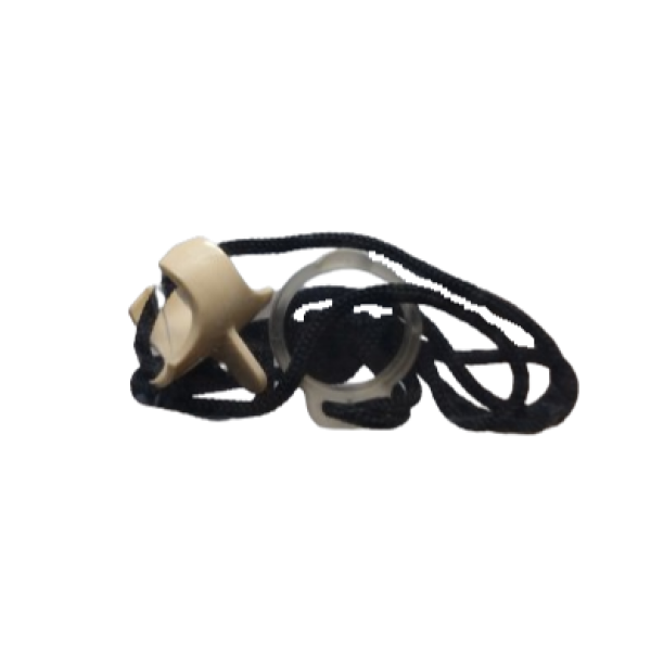 Open Box - Jean Baptiste Ivory Thumb Rest & Strap - Cream/Tan (JBRTRSTIV)