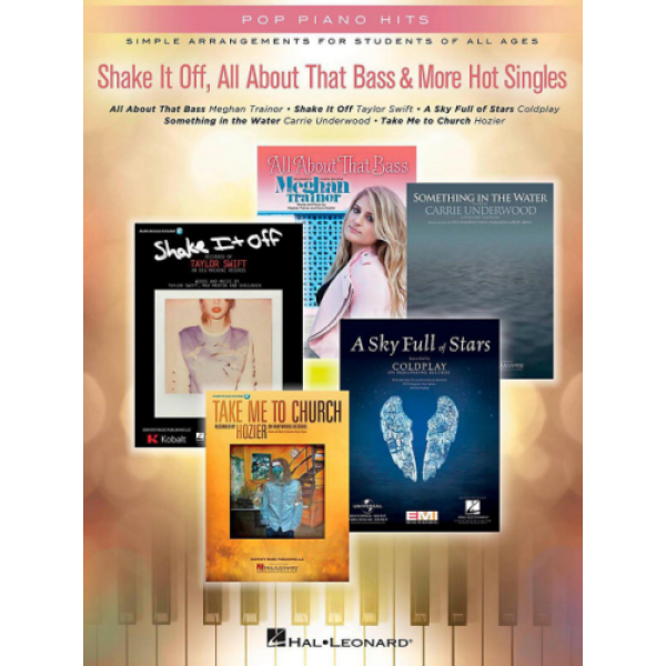 Pre-Owned Shake It Off, All About That Bass & More Hot Singles - Piano (HL0014..