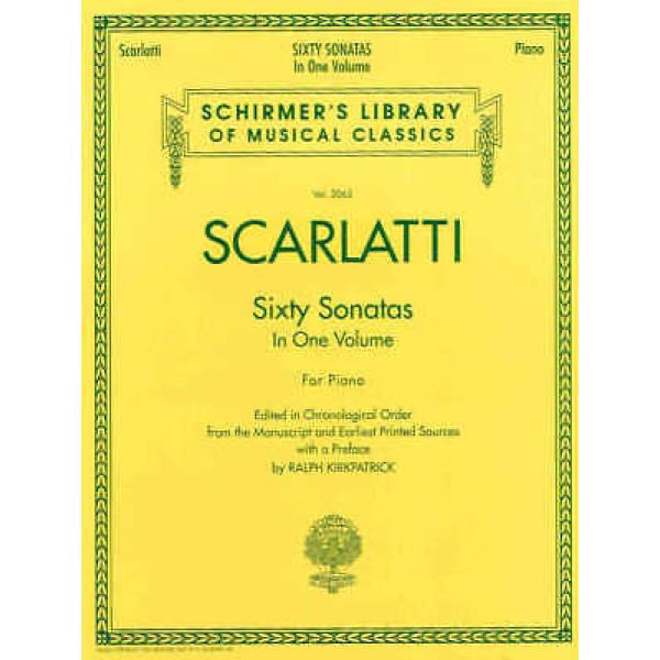 Scarlatti - Sixty Sonatas in One Volume for Piano Vol 2063 (HL50486377)
