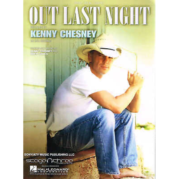 Out Last Night by Kenny Chesney - Piano/Vocal/Guitar (HL00353947)