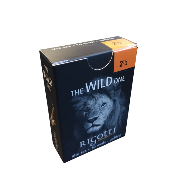 Rigotti The Wild One Eb Alto Saxophone Reeds - Unfiled - Strength 2 1/2 - Box of 10