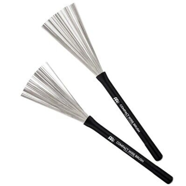 Meinl Stick & Brush Compact Wire Brush, Pair (SB301) - Image 2