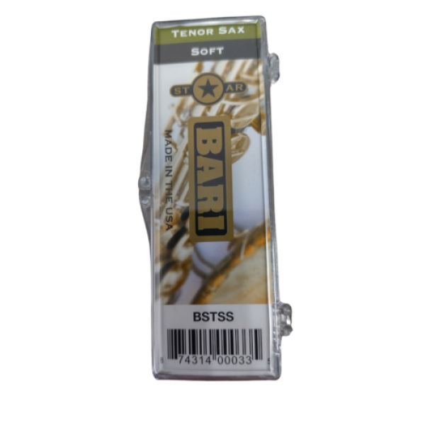 Bari Woodwind Star Bb Tenor Saxophone Synthetic Reed Soft (BSTSS)