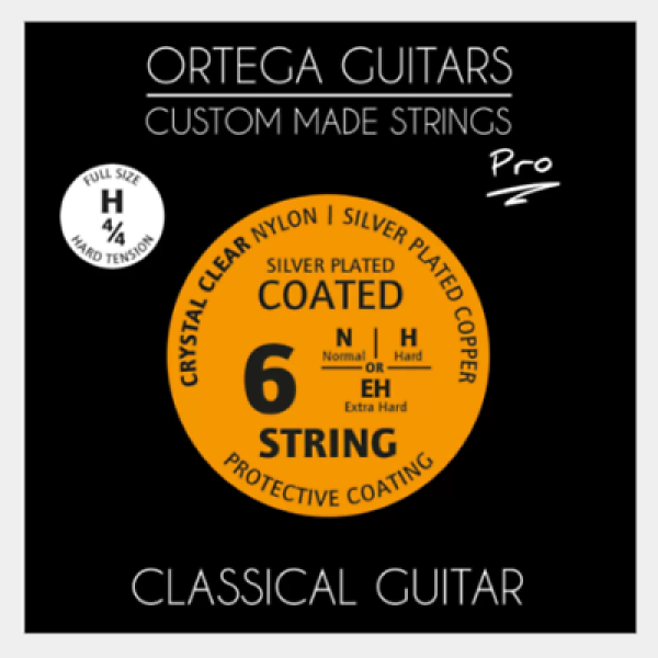 Ortega Guitars - Pro - Classical Guitar Strings - Hard Tension (NYP44H)