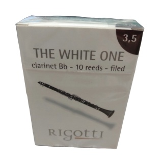 Rigotti The White One Bb Clarinet Reeds - Strength 3.5 - Box of 10