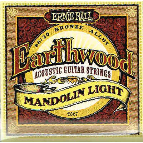 Ernie Ball Mandolin Light Strings 80/20 Bronze Alloy: 9, 13, 22, 34 (2067)