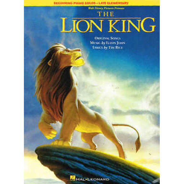 Pre-Owned The Lion King - Original Songs - Music by Elton John, Lyrics by Tim ..
