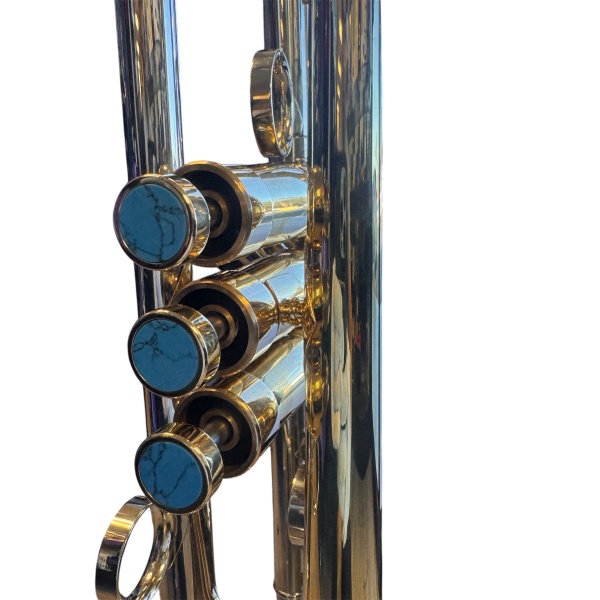 Mandala Samba Bb Trumpet in Brass Lacquer Finish with Deluxe Case - Image 7